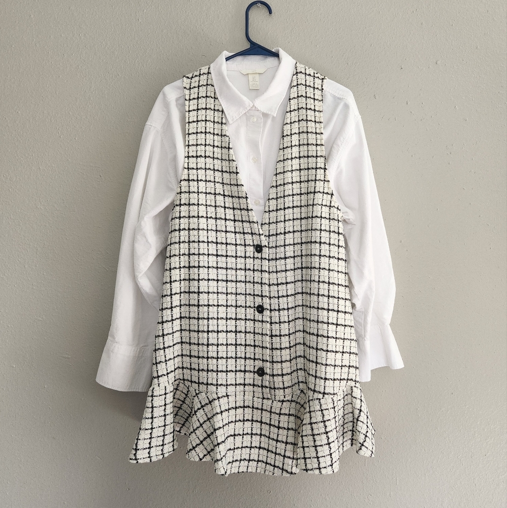 ZARA Pinafore Dress